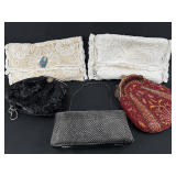 Group of Five Vintage Evening Bags