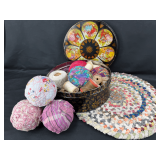 Mixed Sewing Lot - Thread, Buttons, Embellishments and More