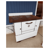 Antique Six Burner Cast Iron Cooking Range