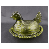 Green Nesting Hen
