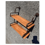 Metal/wood shelf