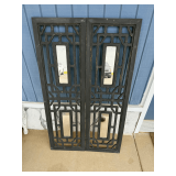 Black Hanging Mirror Wall Art