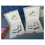 Knives - Teal/White/Red