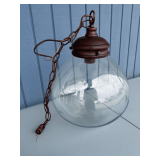 Hanging Light with Globe