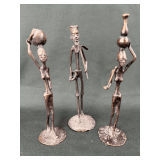 Metal Figure Trio