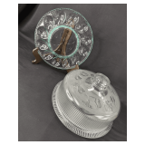 Vintage Glass Cakeplate & Dome