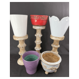 Candle Holders and Planter Pots