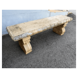 Concrete bench