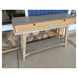 Foyer Table - 2 drawer with shelf