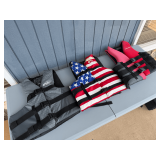 Collection of Three Adult Personal Flotation Devices