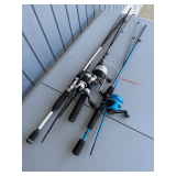 Assorted Fishing Rod and Reel Collection