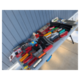 Extensive HO Scale Model Train Collection with Track and Accessories