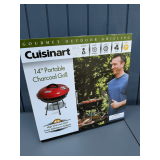 Cuisinart 14-Inch Portable Charcoal Grill in Original Packaging