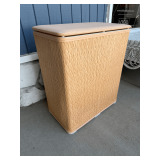 Burlington Woven Hamper with Hinged Lid