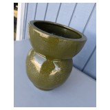 Threshold Studio McGee Green Ceramic Planter