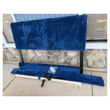 Blue Corduroy Upholstered Headboard