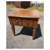 Mersman Wood Side Table with Drawer
