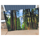 Three-Panel Yosemite Waterfall Canvas Wall Art