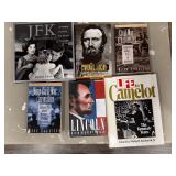 Collection of Six Historical Non-Fiction Books: Civil War and Presidential Biographies