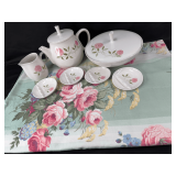 Franciscan Pink-A-Dilly Whitestone Ware Tea Service Set