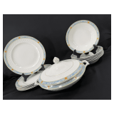 Johnson Brothers England Porcelain Serving Set with Lidded Tureen and Bowls
