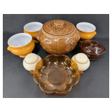 Assorted Ceramic and Glass Kitchenware Collection