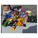 Assorted Collection of Toy Vehicles and Construction Equipment