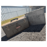 Pair of Metal Tool Boxes Including Craftsman