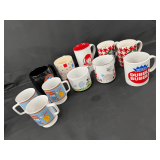 Assorted Collection of Promotional and Character Ceramic Mugs