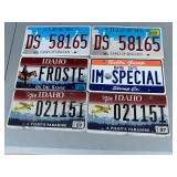 Collection of Six Assorted Decorative License Plates