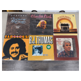 Collection of Six Country Music Vinyl Records