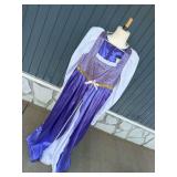 Secrets 'Repunzel' Purple and Gold Princess Costume Dress Small
