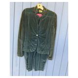 Johnny Dard California Velvet Two Piece Pant Suit