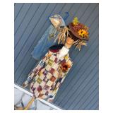 DIY Scarecrow Costume Set with Patchwork Shirt and Hat