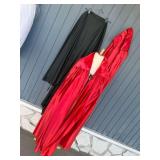 Theatrical Vampire Capes in Crimson and Noir