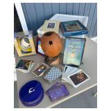 Eclectic Assortment of Tarot Decks, Divination Books, and Mystical Accessories