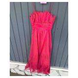 Hot Pink Glitter Dress