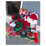 Assorted Holiday Apparel and Festive Accessories Lot