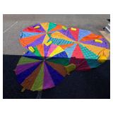 Rainbow Play Parachutes Lot With Storage Bags