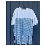 Theatrical Blue Gingham Dorothy Costume Ensemble