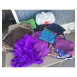 Eclectic Assortment of Costume Fabrics and Craft Materials