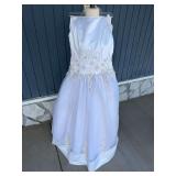 Jasmine White Formal Gown with Fairy Wings Ensemble
