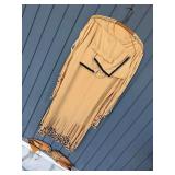 Beaded Suede Dress and Moccasin Set