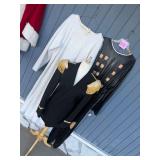 Tabi's Characters Black Metallic Frankenstein Costume Jumpsuit