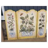 Susan Welsh Botanical Wall Panels Triptych