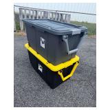 Sterilite Industrial Rolling Storage Totes Set of Two