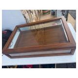 Wooden Glass Top Display Case