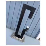 Modernist Geometric Metal Table Lamp