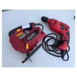 Chicago Electric Jigsaw and Hyper Tough Drill Power Tool Set