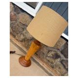 spalted wood lamp